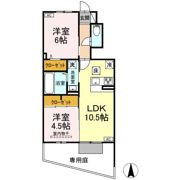 D-room SachiⅡの間取り画像