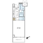 RA北田辺の間取り画像