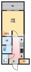 デ・クメール寺町通りの間取り画像