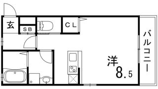 COZY8の間取り画像