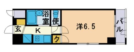 ソシアル六本松の間取り画像