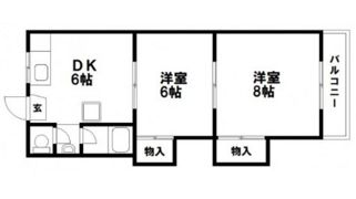 楓マンションの間取り画像