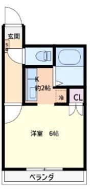メゾンケーオーの間取り画像