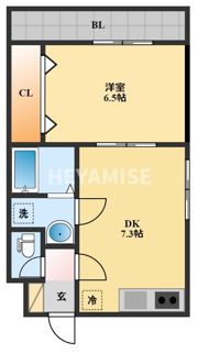 ちぢわマンションの間取り画像