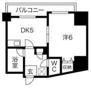 サウスフラットの間取り画像
