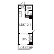 エステムコート難波EASTレオルガの間取り画像