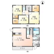 龍田戸建 A棟の間取り画像