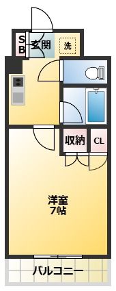 スペーシア川崎3の間取り画像