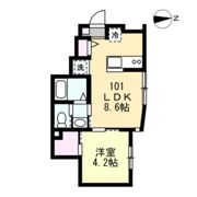 （仮称）品川区平塚新築アパートの間取り画像