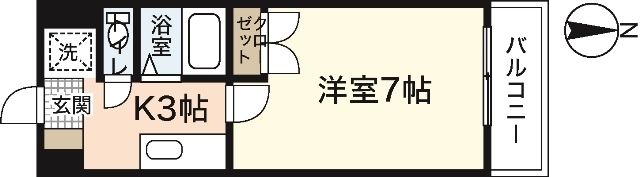 バオバブ白島の間取り画像