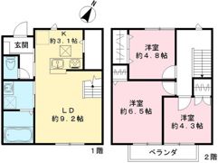 ハイツAの間取り画像
