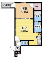フジパレス守口Ⅶ番館の間取り画像