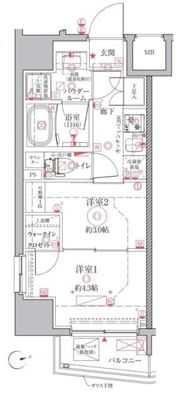 クレイシアIDZ上野の間取り画像