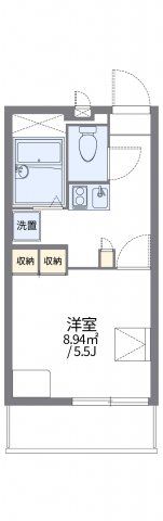 レオパレス新在家の間取り画像