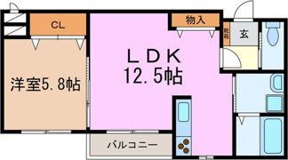 ルカーノ藤が丘の間取り画像