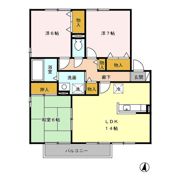 グリーンロード・エル Cの間取り画像