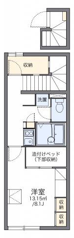 レオパレスナップ シャンブルの間取り画像