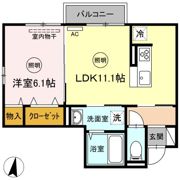 クレスト林 A棟の間取り画像