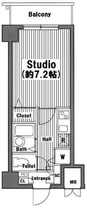 グランド・ガーラ横浜関内の間取り画像