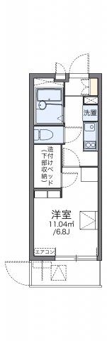 レオパレス生麦駅前の間取り画像