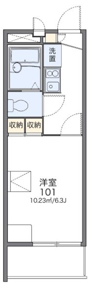 レオパレスドミールの間取り画像