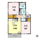リビングタウン二の宮 Cの間取り画像