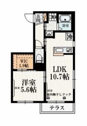 シャルム ドミール 梅丘の間取り画像