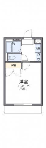 レオパレスホワイエⅢの間取り画像