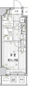 レガリス北千住の間取り画像