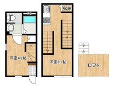 casa cozy隅の浜の間取り画像