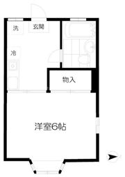 御殿山イーストの間取り画像