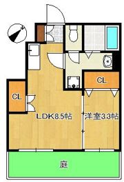 コンフォートプレイス小倉の間取り画像