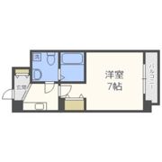 ALZA東天満の間取り画像