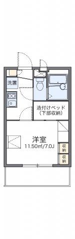 レオパレスクレセントの間取り画像