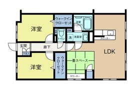 長屋マンションの間取り画像