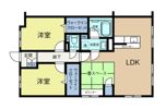 長屋マンションの間取り画像