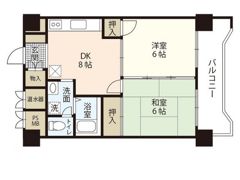 エフケイビルの間取り画像