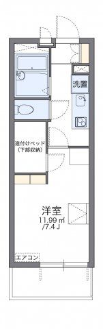 レオパレス石神の間取り画像