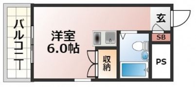 プラスパー東雲の間取り画像