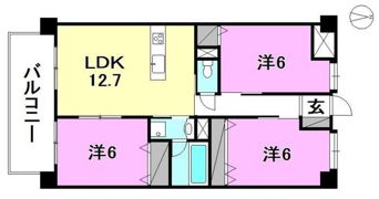 ブリリアントコート松末の間取り画像