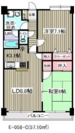 アウラ10(E-058)の間取り画像