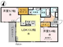 サンパティーク住吉の間取り画像