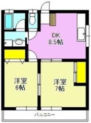 カーサ芝塚の間取り画像
