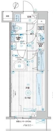 フュージョナル北赤羽DUEの間取り画像