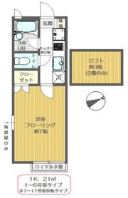 ライフガーデン西一之江Vの間取り画像