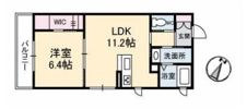 ベレオ田中の間取り画像