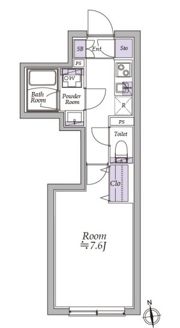 アトリオフラッツ高円寺の間取り画像