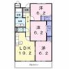 エスト京田辺Ⅱの間取り画像