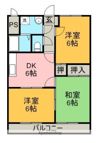 F．K2の間取り画像