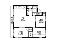 キャロットの間取り画像